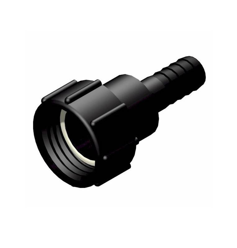 Product sheet 2 "female connector S60x6 - straight fluted male Ø 25mm