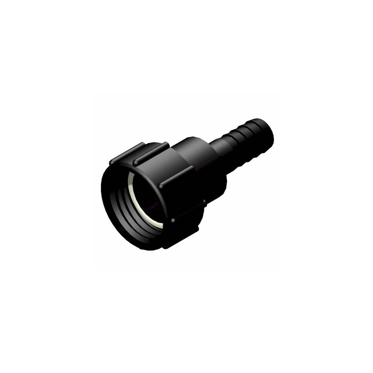 Product sheet 2 "female connector S60x6 - straight fluted male Ø 25mm