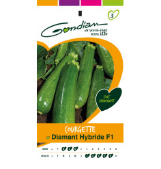 Sachet graines Courgette Diamant HF1 Gondian