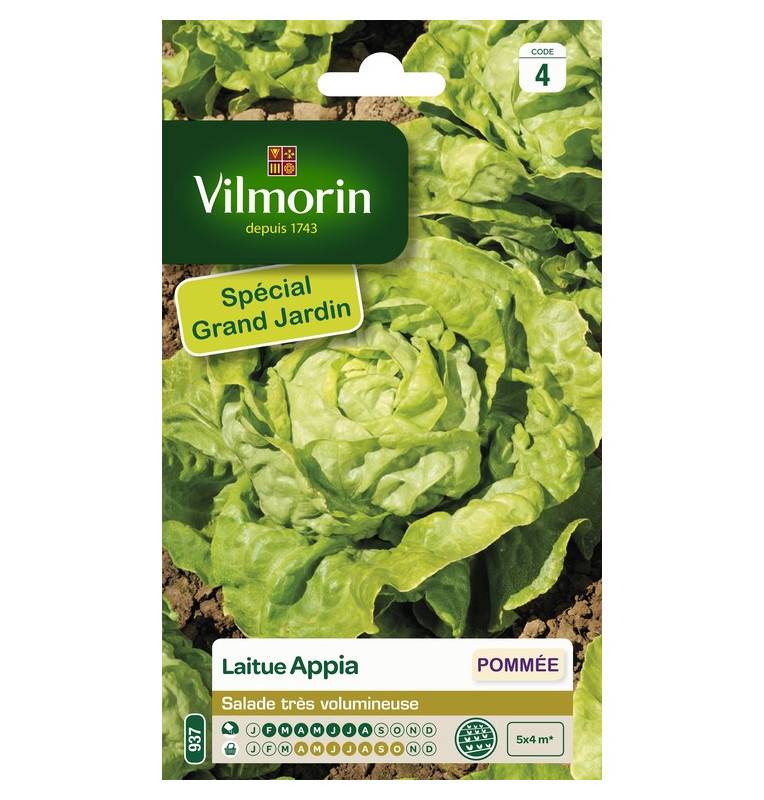 semillas de lechuga bolsa Appia