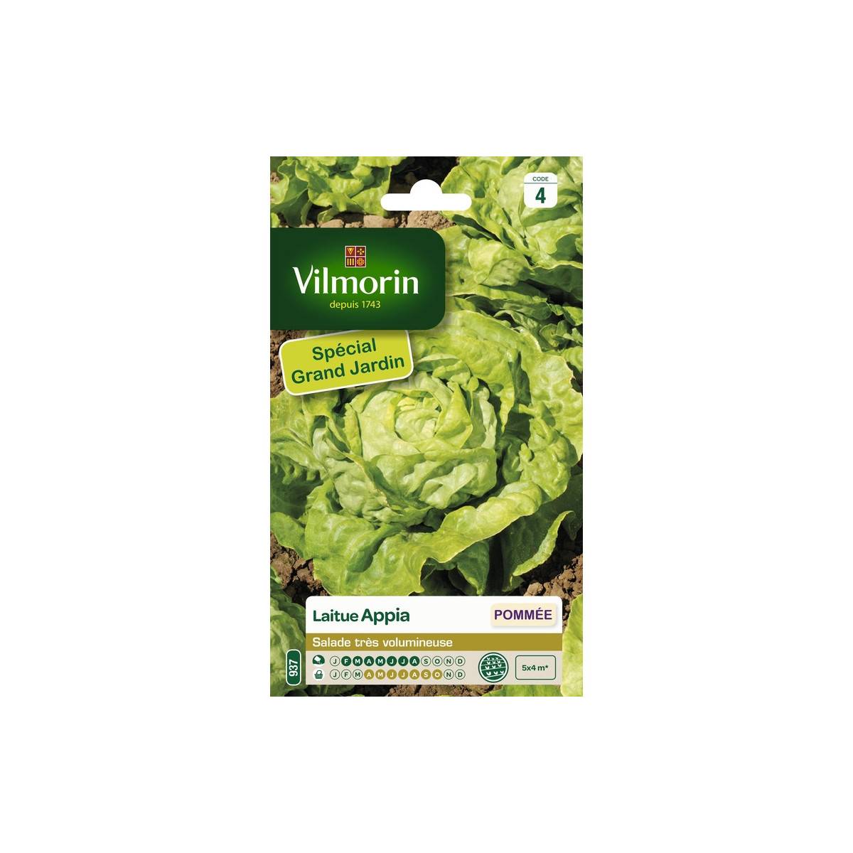 Seed bag Appia lettuce