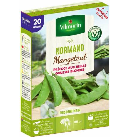 Fiche produit Pois demi nain mangetout NORMAND