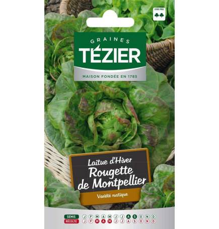 Sachet seeds Lettuce Rougette de Montpellier