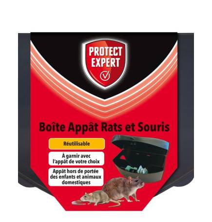 Boite Appât Rats et Souris avec clé de fermeture