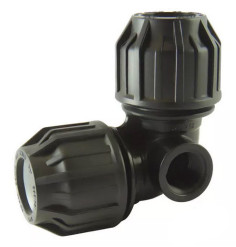 90 ° elbow compression adapter - female connection for sprinkler