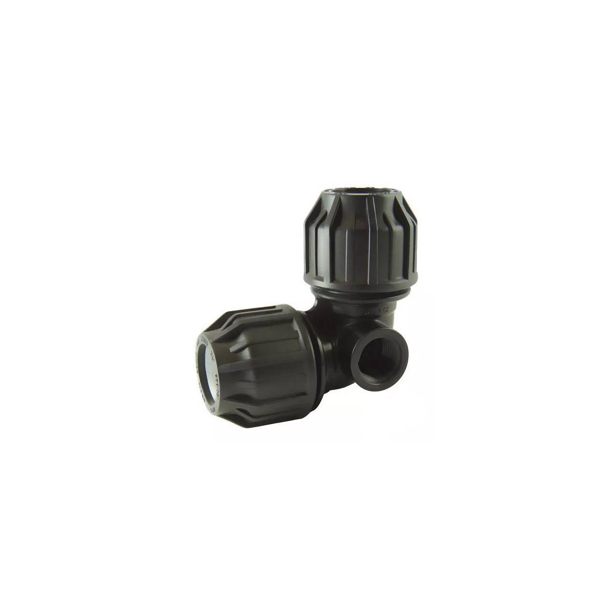 90 ° elbow compression adapter - female connection for sprinkler