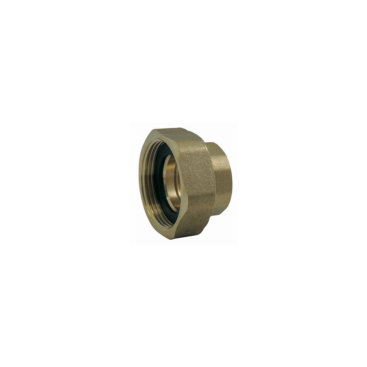 Un medio roscado EPDM plana conector vendido por par