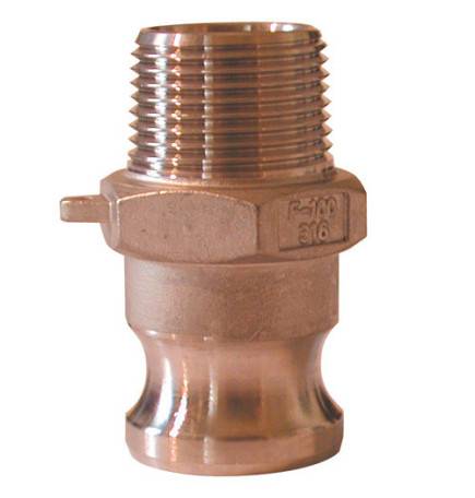 Male Camlock Fitting - Male Male Threaded Fitting - Type F