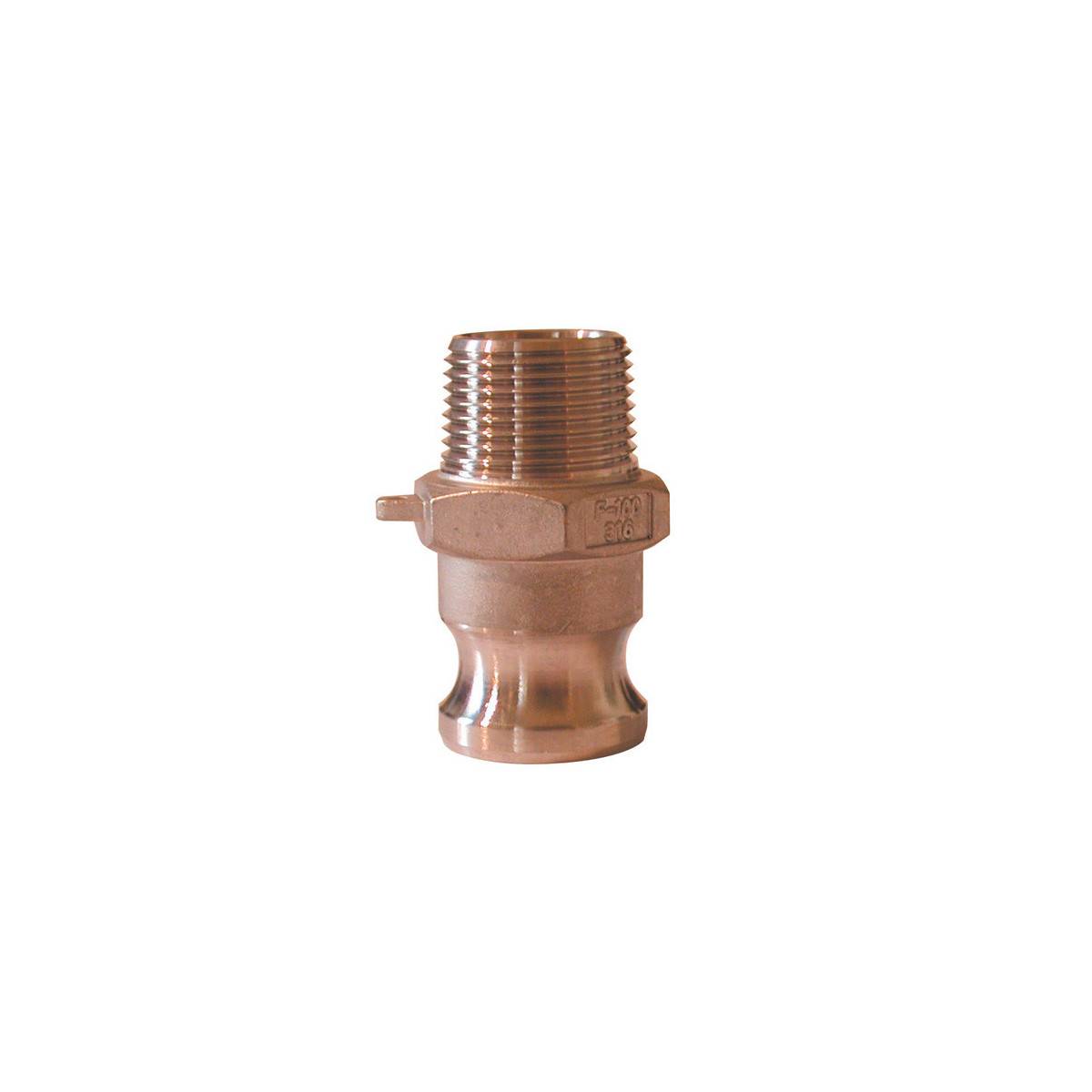 Male Camlock Fitting - Male Male Threaded Fitting - Type F