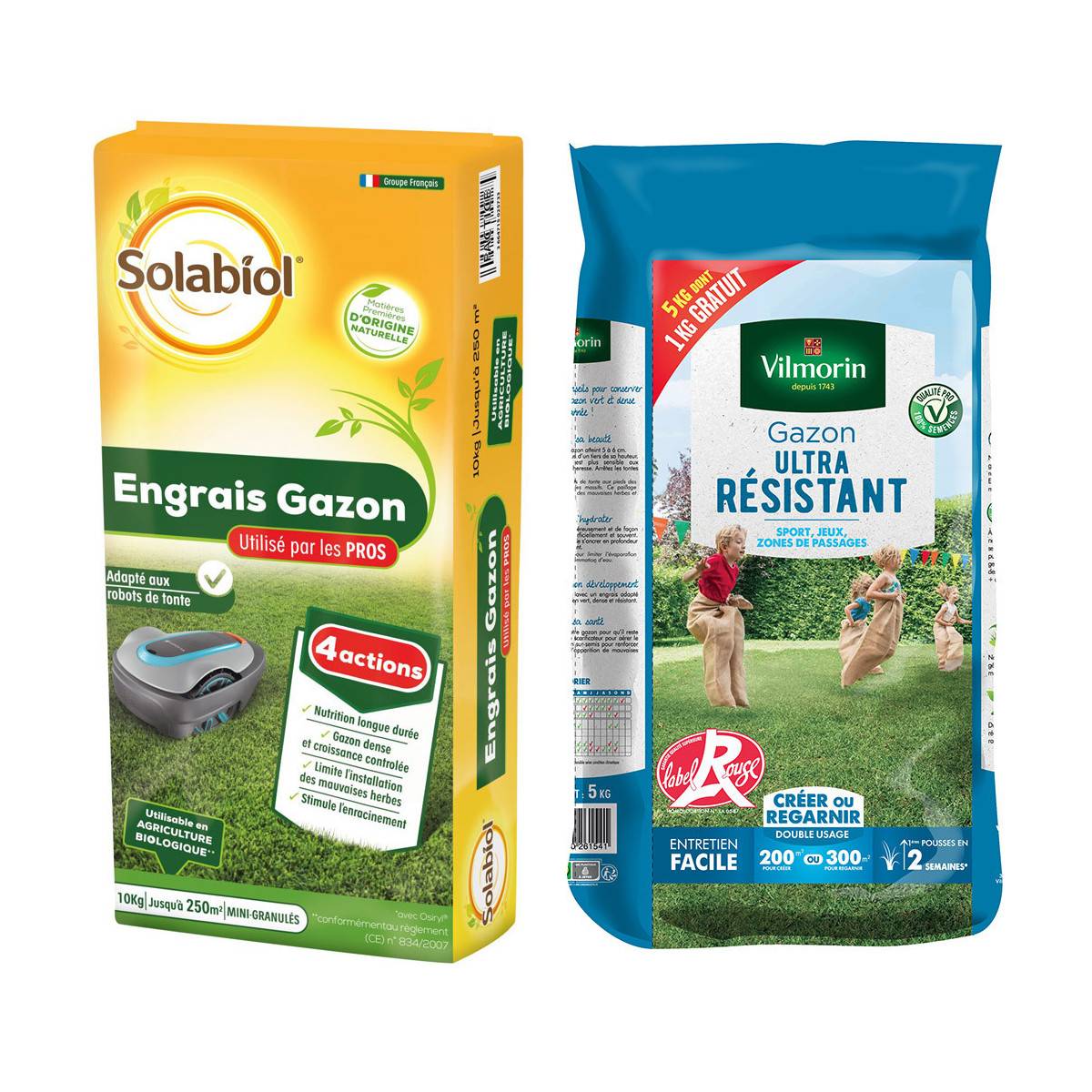 Gazon ultra résistant 5kgs dont 1kg gratuit