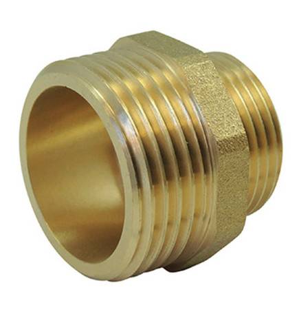 Nipple Male / Male Reduced Brass