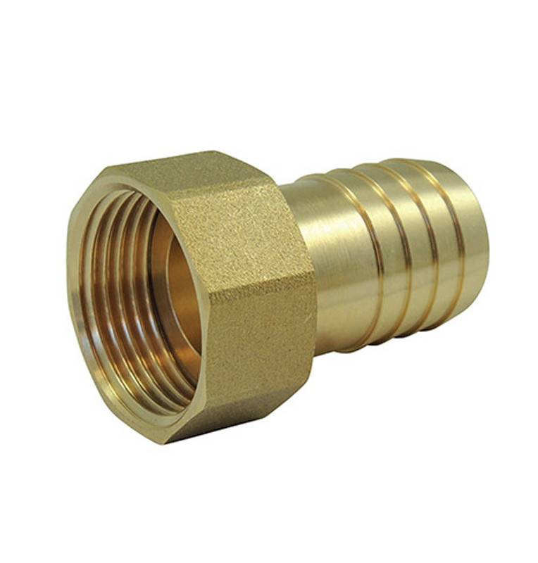 Splined Fittings: 2 Piece Female End (Free Nut)