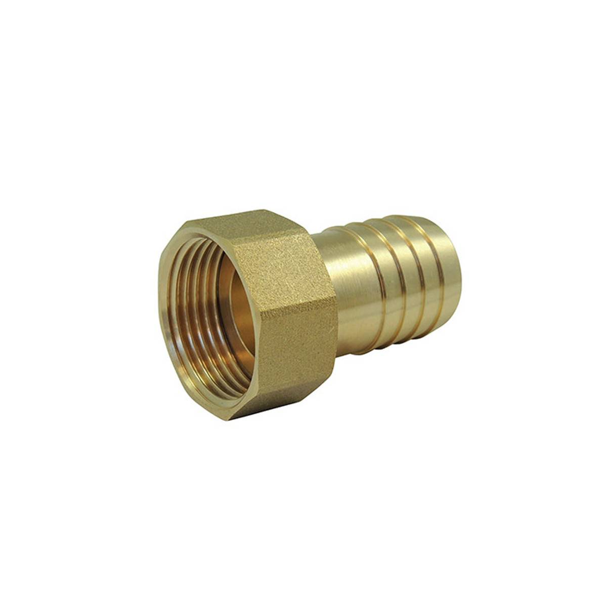 Splined Fittings: 2 Piece Female End (Free Nut)