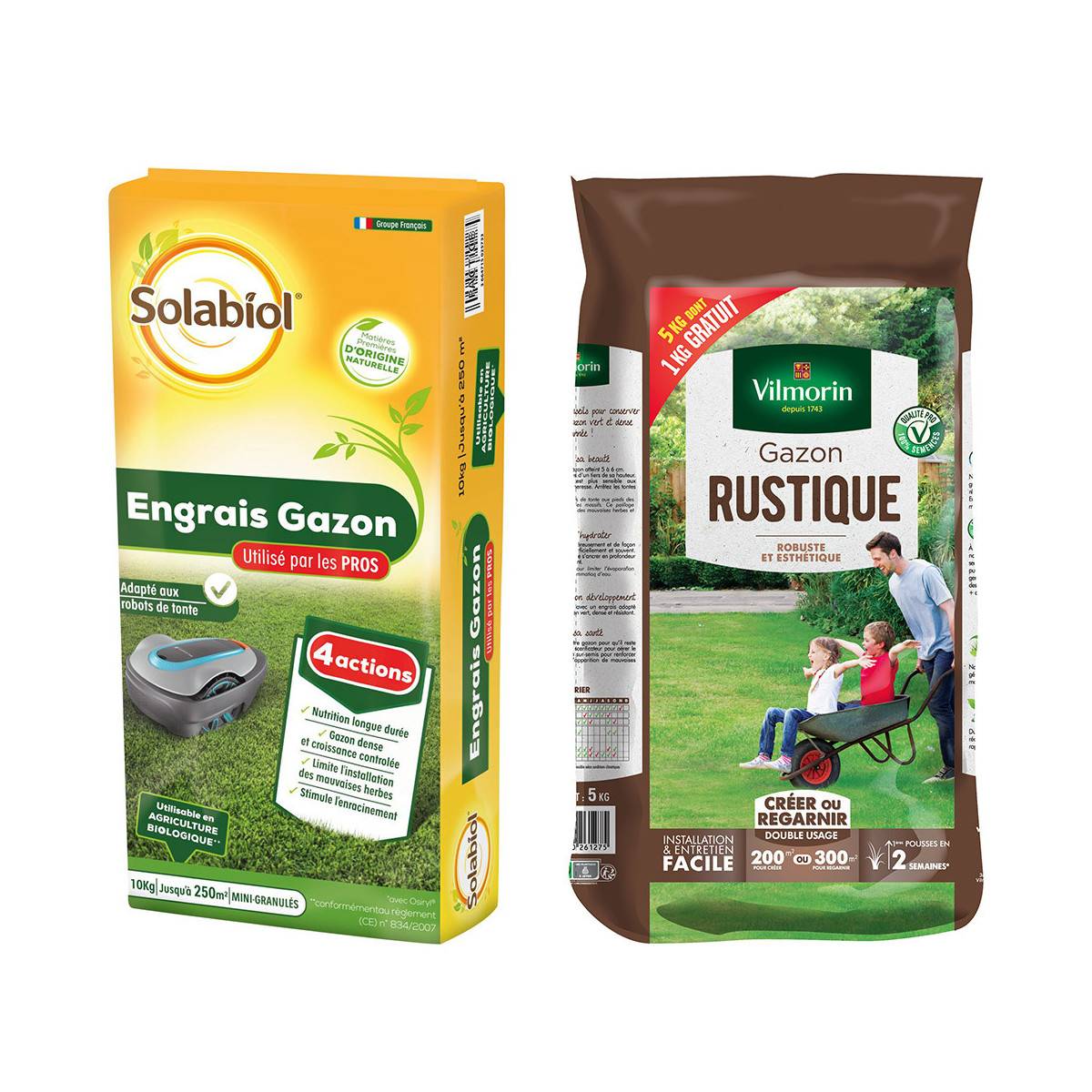 Gazon ultra résistant 5kgs dont 1kg gratuit