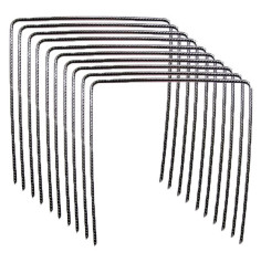 Agrafes métalliques 20cm x 20cm pour films paillage