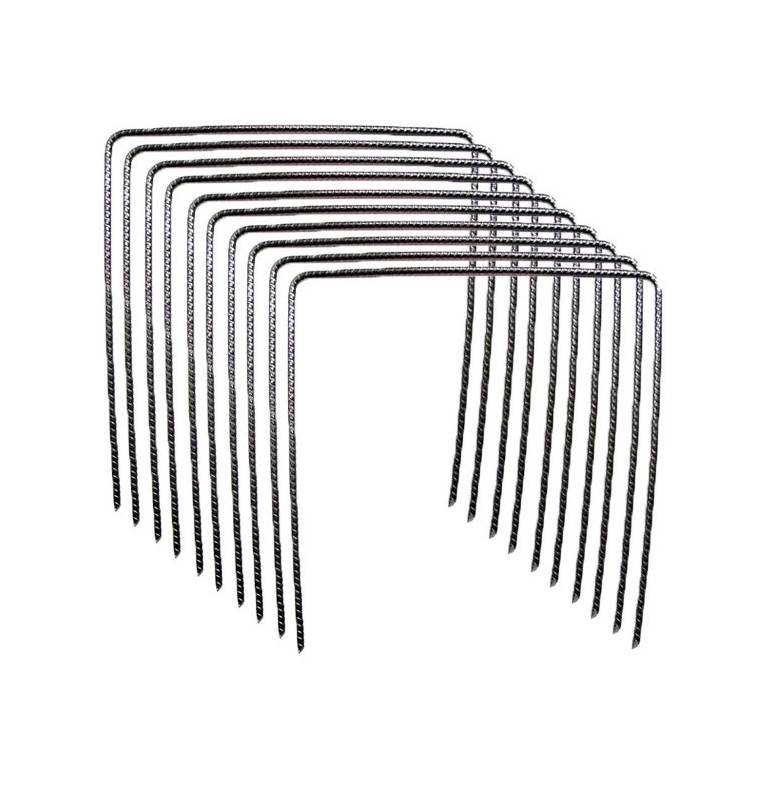 Metal staples 20cm x 20cm for mulching films