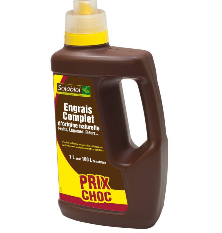 Engrais liquide complet , bidon de 1L PRIX CHOC