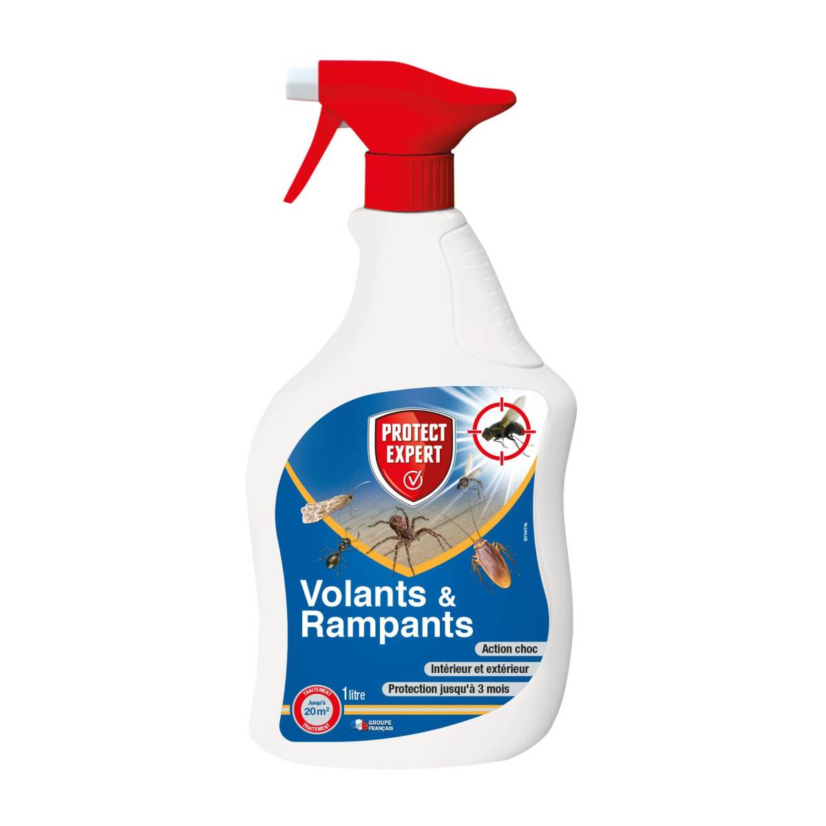 Barrage aux insectes volants/rampants - Flacon 1L