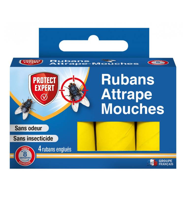 Ruban anti mouches - Blister de 4 rubans