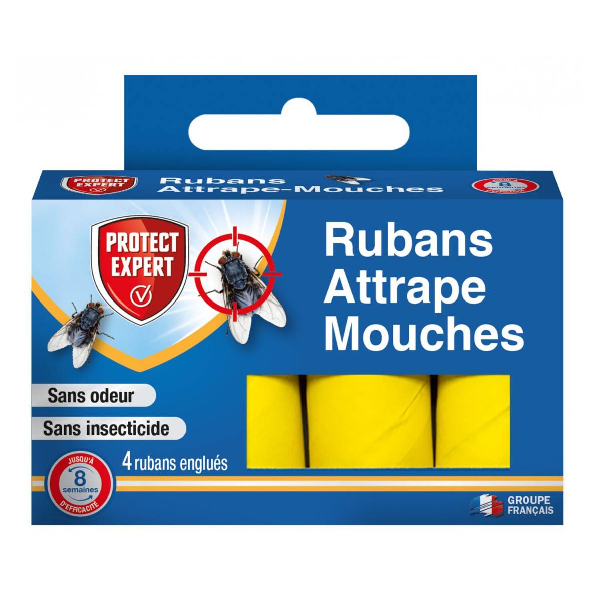 Ruban anti mouches - Blister de 4 rubans