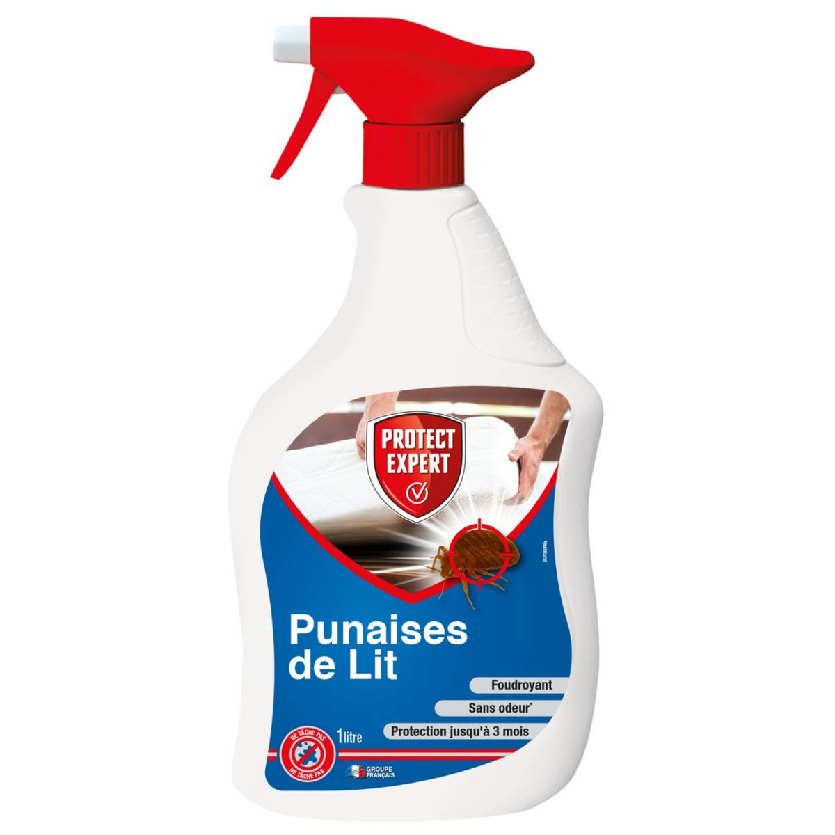 Foudroyant anti punaises de lit , pulvérisateur de 1L