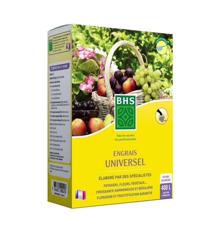 Engrais soluble universel , boite de 800grs soit 400L