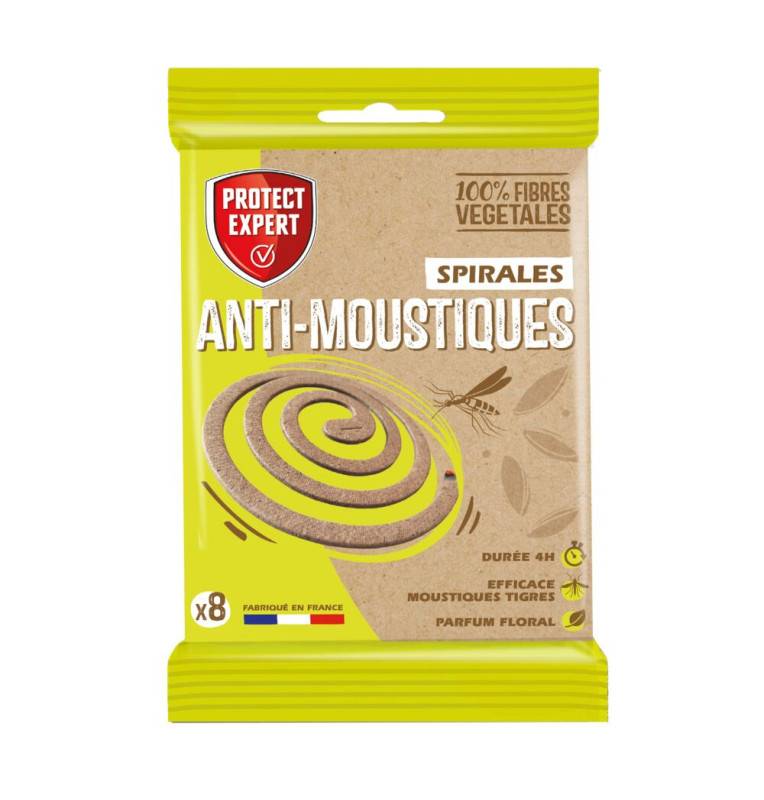 Lot de 8 Spirales anti moutisques