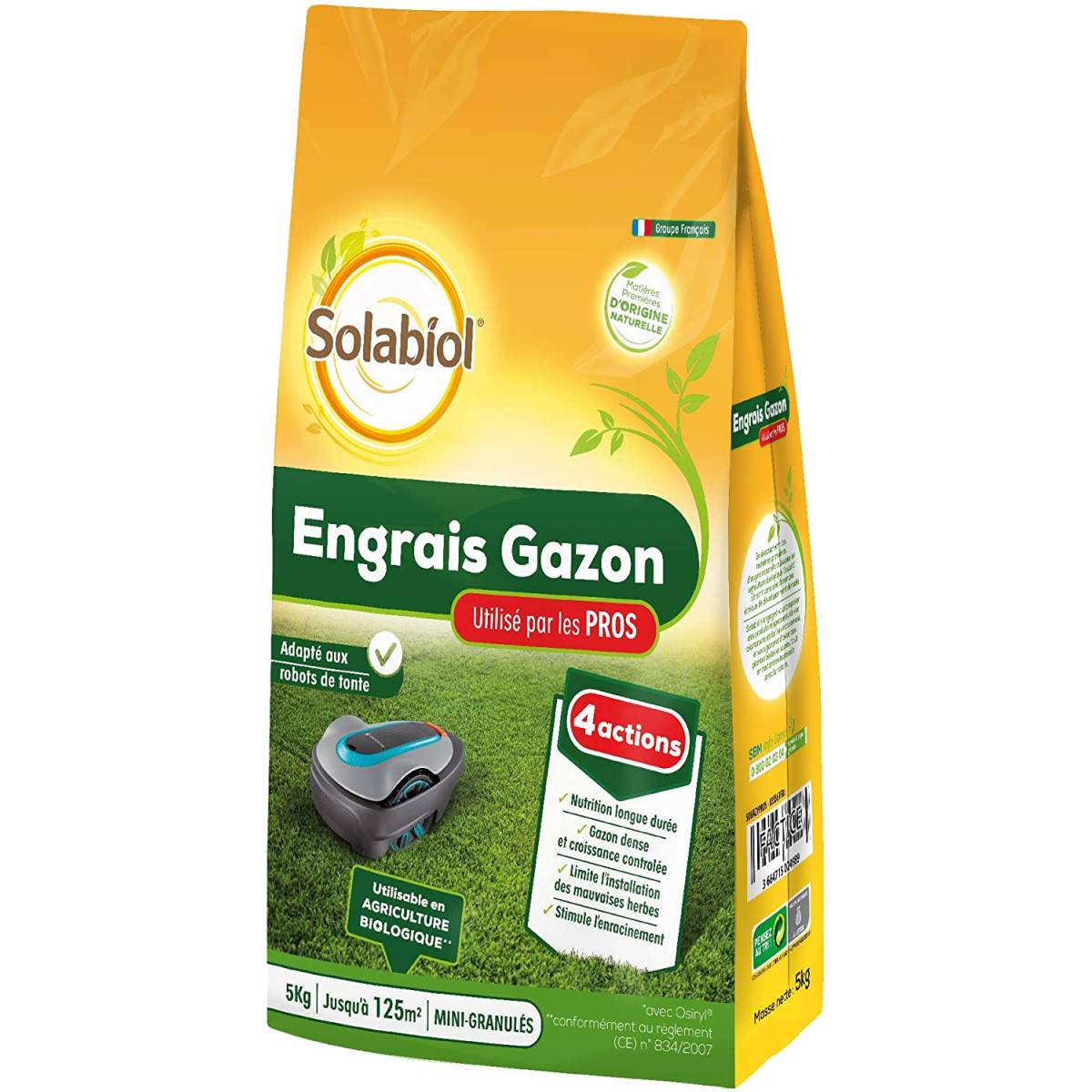 Fertilizante de césped profesional, bolsa de 10 kg