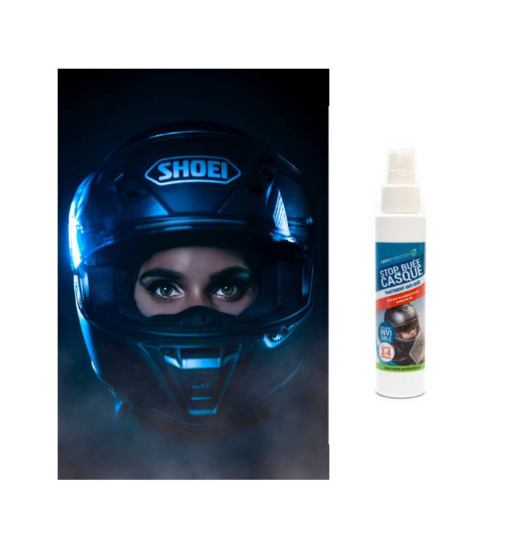 STOP BUEE CASQUES - Anti buée pour visière de casque moto 50ml