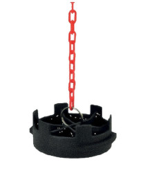 Guillemin symmetrical plug, firefighter, lock and aluminum chain