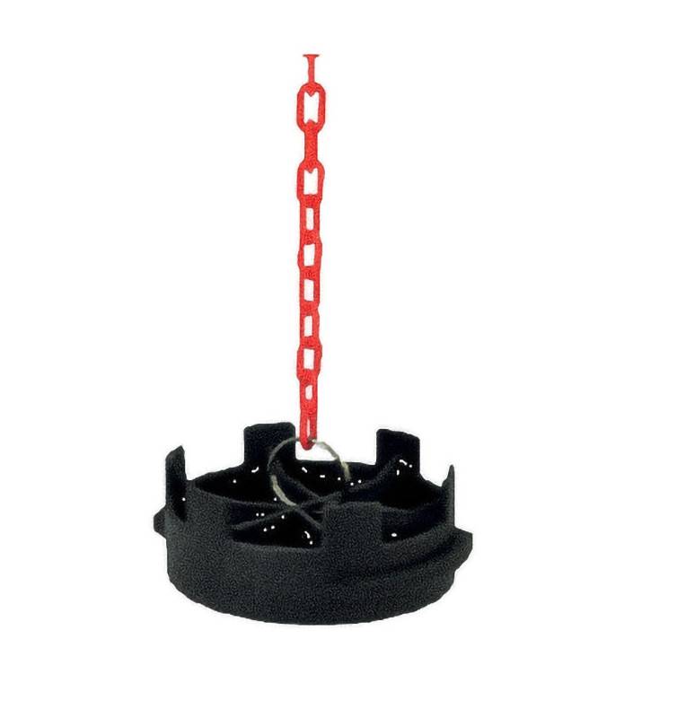 Guillemin symmetrical plug, firefighter, lock and aluminum chain