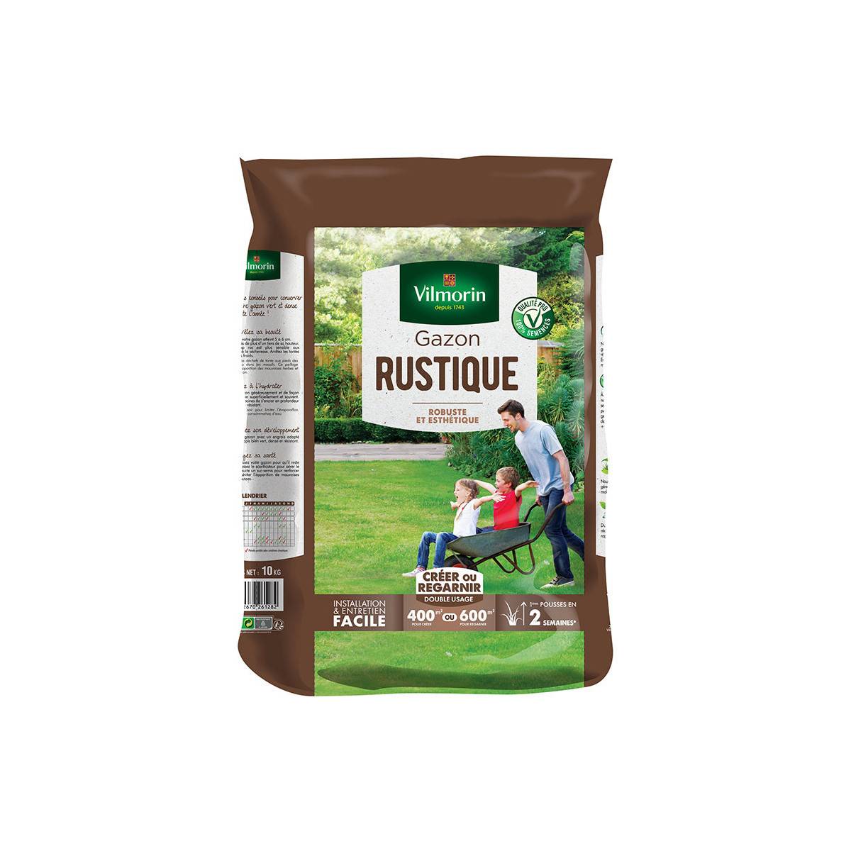 Tappeto erboso rustico 5kgs tra cui 1kg gratis