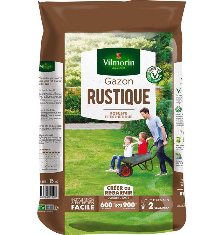 Tappeto erboso rustico 5kgs tra cui 1kg gratis