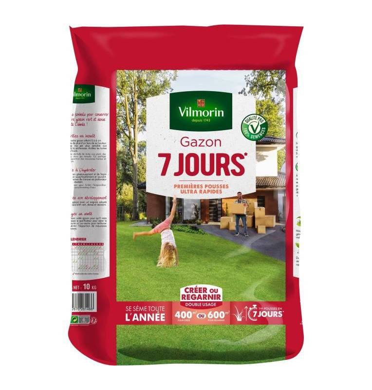 Gazon 7 jours 5 kgs dont 1 kg gratuit