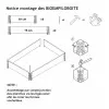 Réhausse de palette BIOEMPILOBOITE en bois naturel