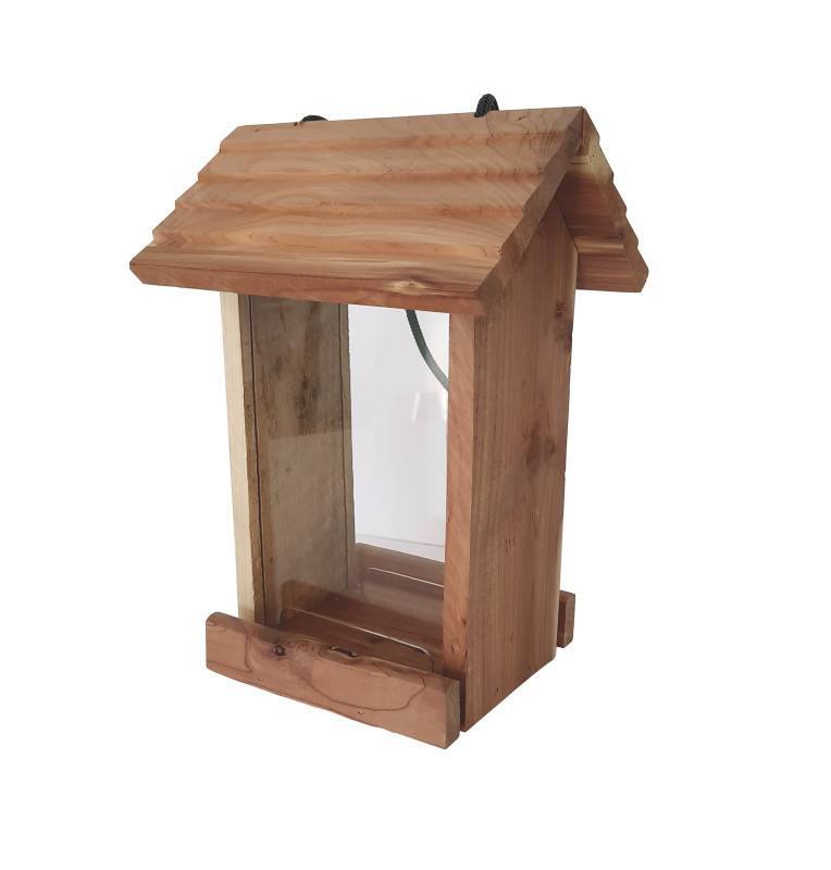 Mangeoire “Silo Montana RED CEDAR” pour oiseaux de la nature