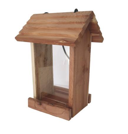 Mangeoire “Silo Montana RED CEDAR” pour oiseaux de la nature