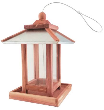 Mangeoire “Lumière RED CEDAR” pour oiseaux de la nature