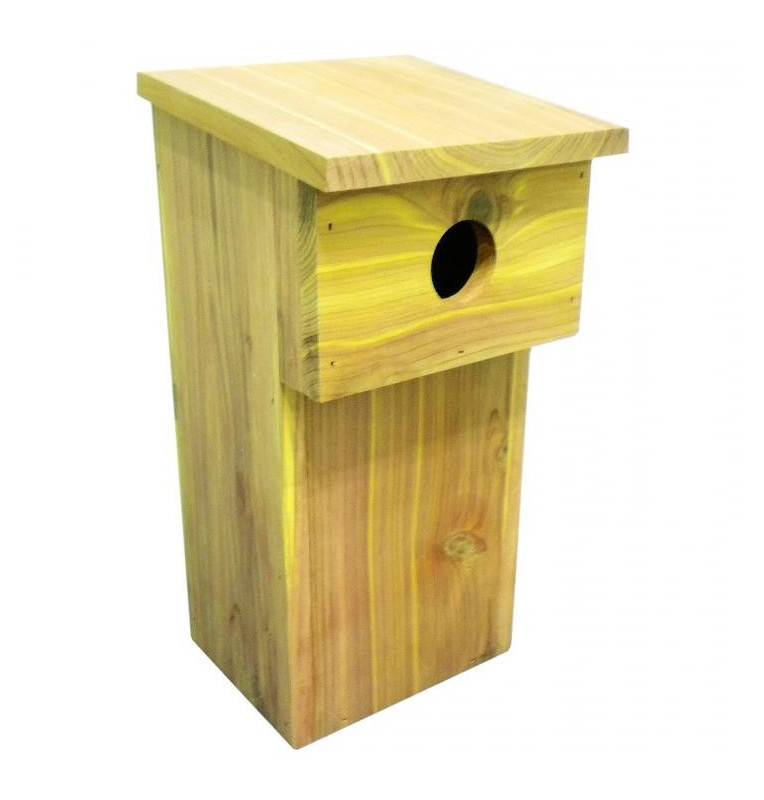 Nichoir Cocoon RED CEDAR pour oiseaux de la nature