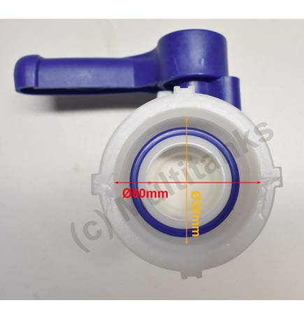 Product sheet Butterfly valve 2 inches 56mm Mamor Mauser