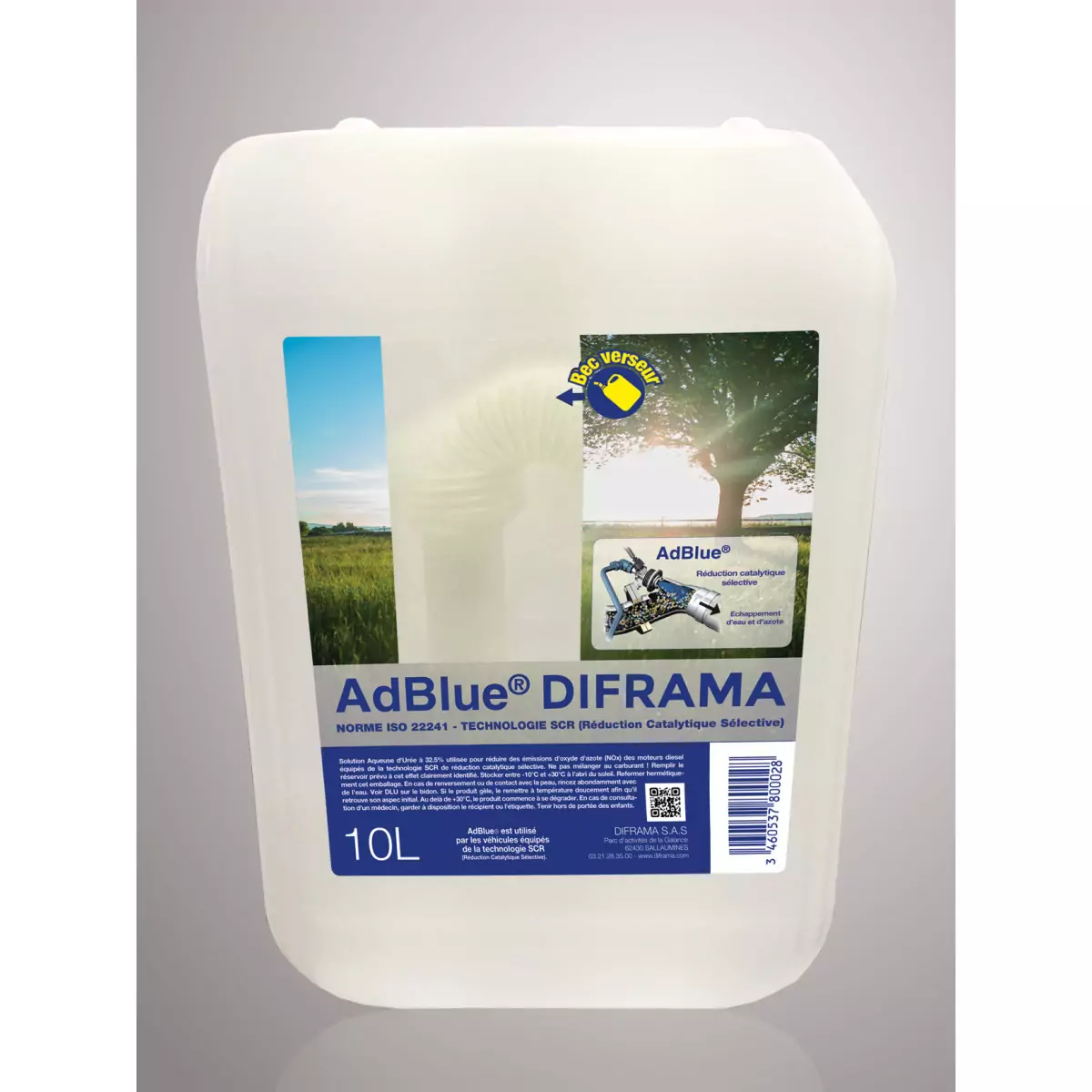 AdBlue® Urea Solution 32.5% in 10L Can - Nox Reduction - Compatible  EURO4/EURO5/EURO6