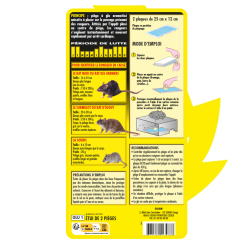 Pièges à glue rats et souris p/2, réf. 809109 - ACTO