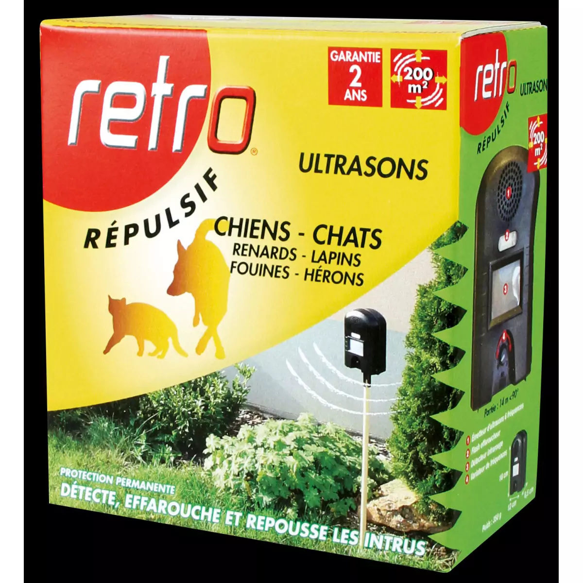 RETRO Répulsif ULTRASONS SOURIS : La solution ultime contre souris,  insectes rampants et araignées.