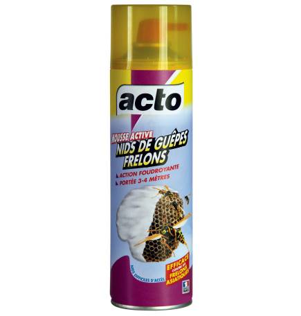 ACTO Mousse Active - Élimination des Nids de Guêpes/Frelons