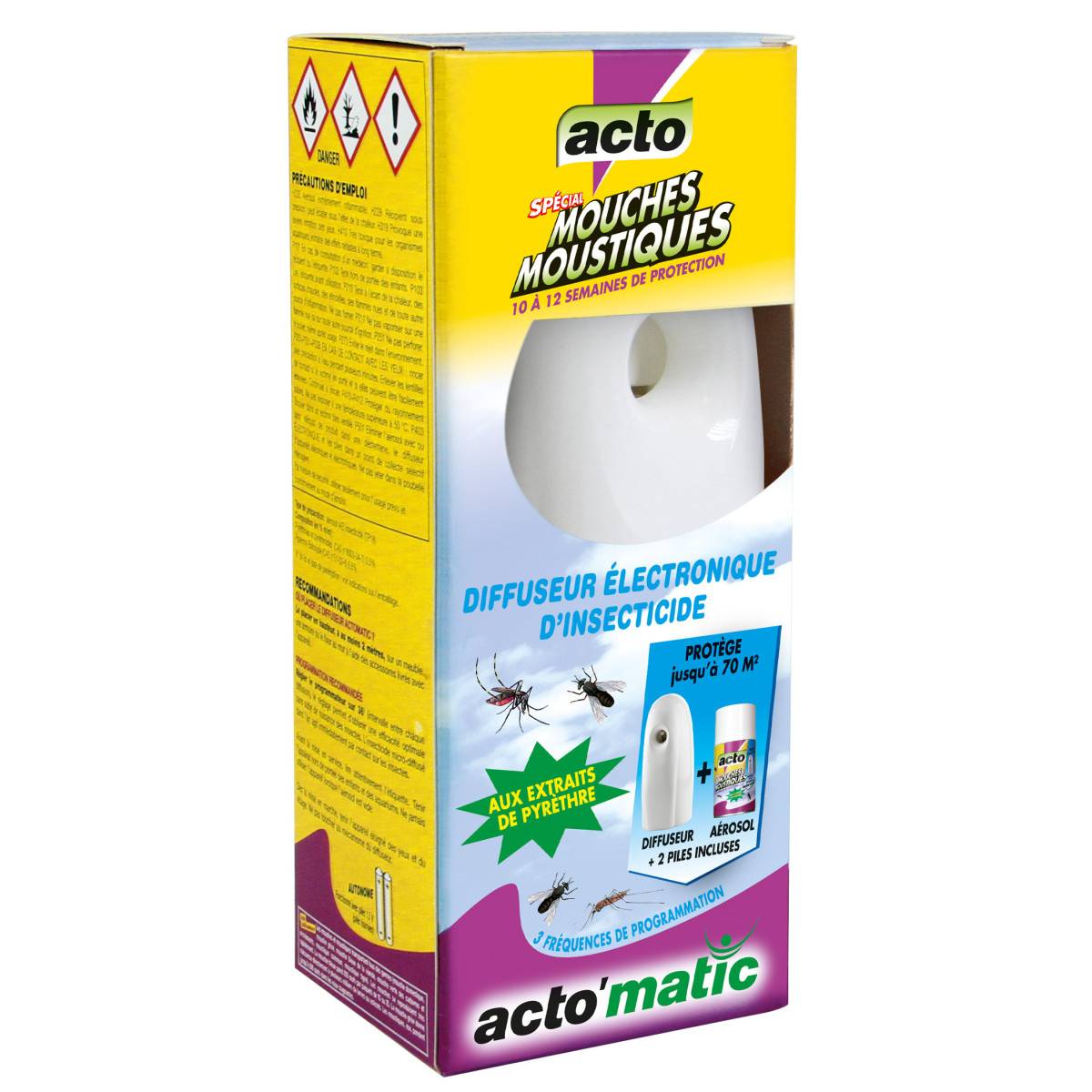 Diffuseur ACTO’matic en action