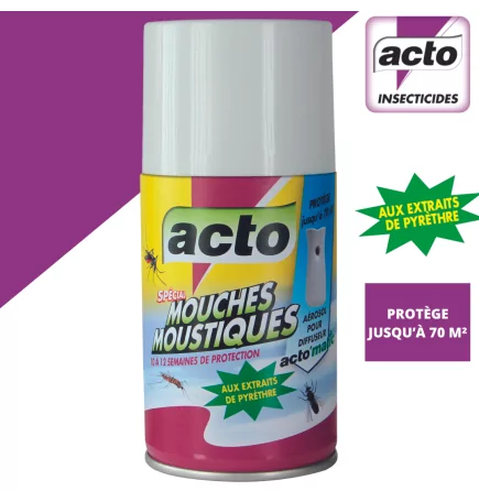 ACTO CUBO GAZ - Fumigène Insecticide Polyvalent - Insecticide Pour Maison