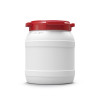 Fut / Food plastic canister large opening to screw - CURTEC