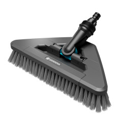 Brosse à manche souple Flex Cleansystem de GARDENA pour nettoyage délicat