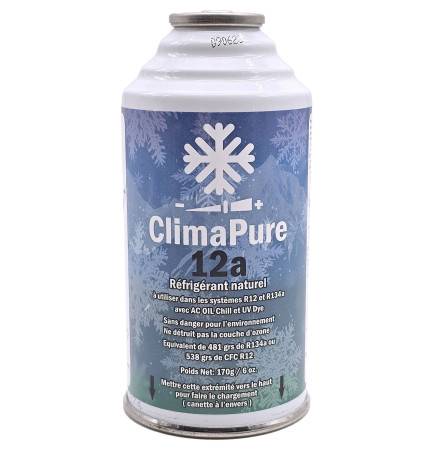 ClimaPure 12a Canette - Alternative Écologique Gaz Réfrigérant