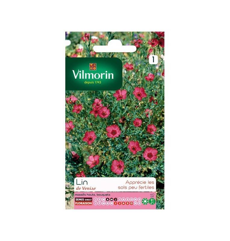 Fiche produit Lin de venise rouge